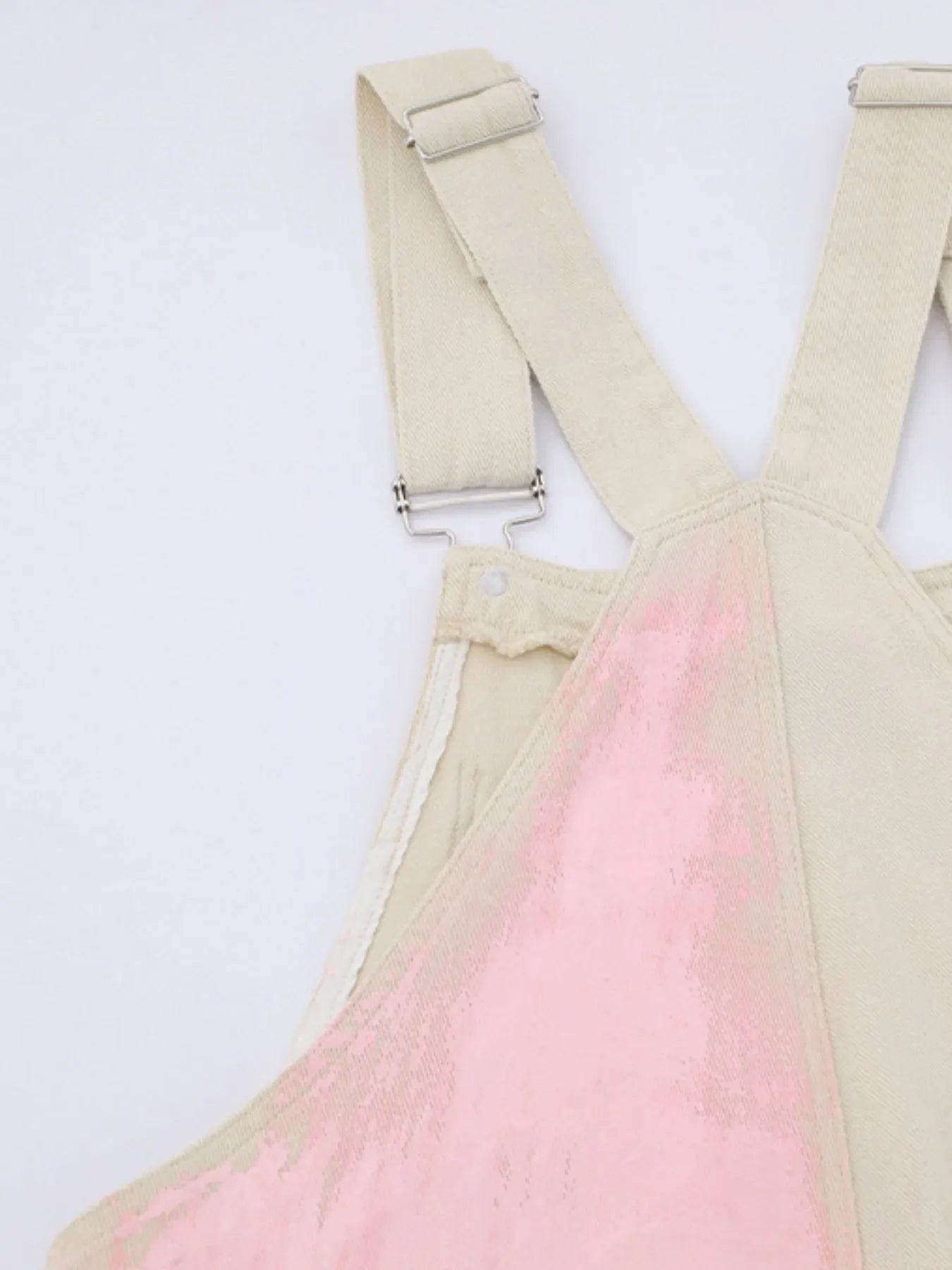 Colorful Wide Leg Overalls - -