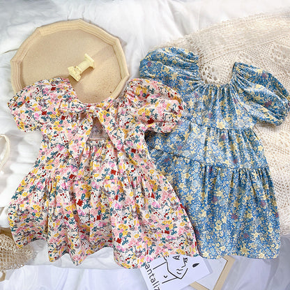Country Charm Halter Dress for Girls - - dress