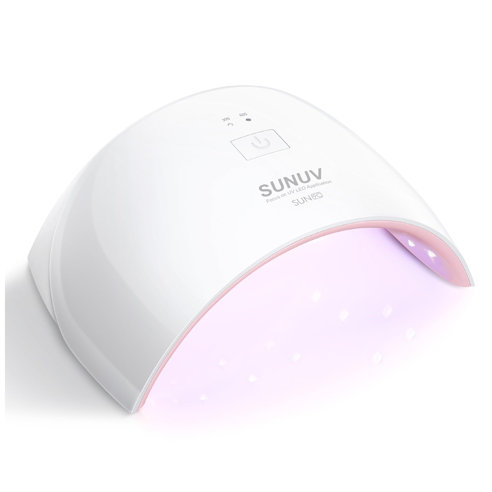 SUNUV UV LED Nail Lamp Nail Dryer with Sensor 2 Timers - Pink - nail dryer