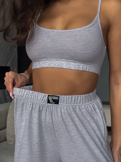 Scoop Neck Cami and Pants Set- Shopimist- {{Product type}}