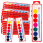 Watersay 24pk Washable Watercolor Set - 8 Colors with Brushes - Red - watercolors