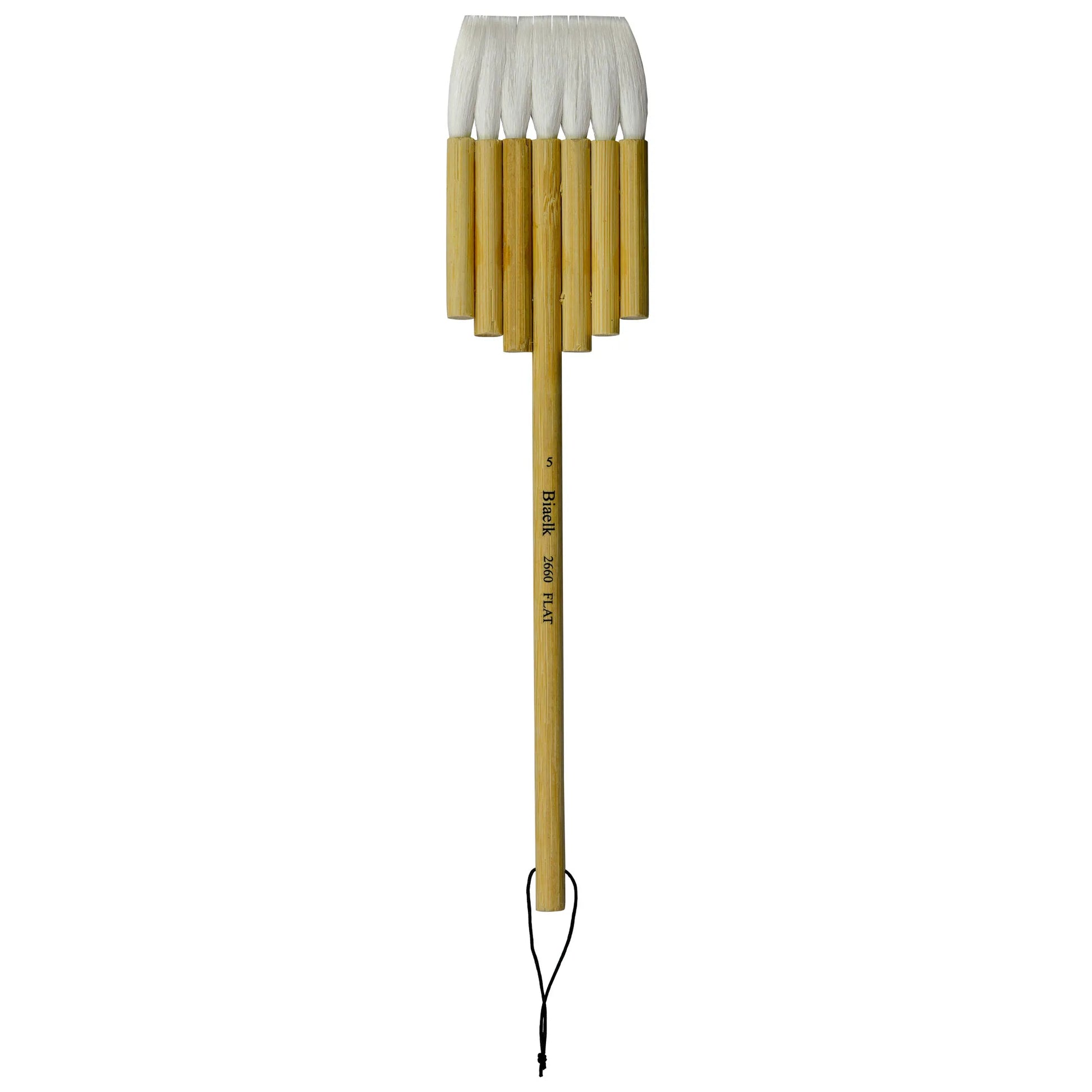 Biaelk Flat Goat Hair Bamboo Artist Brush