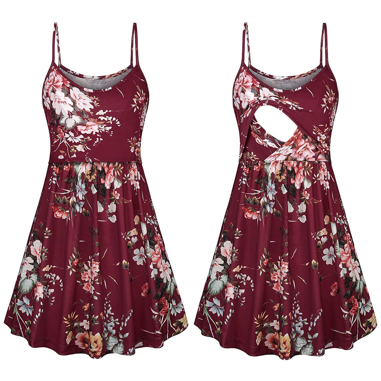 Euro-American Chic Maternity Halter Dress - - dress