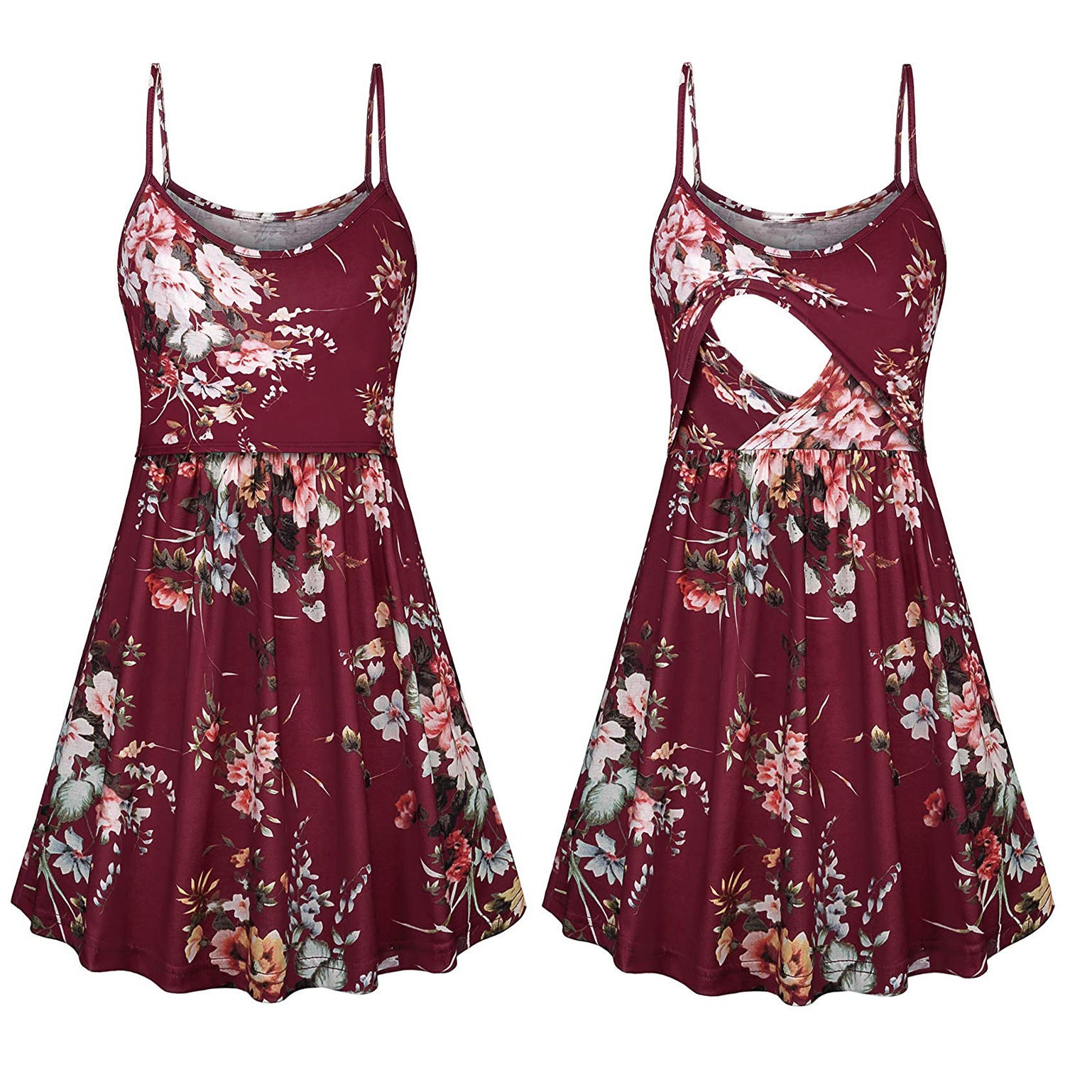 Euro-American Chic Maternity Halter Dress - - dress