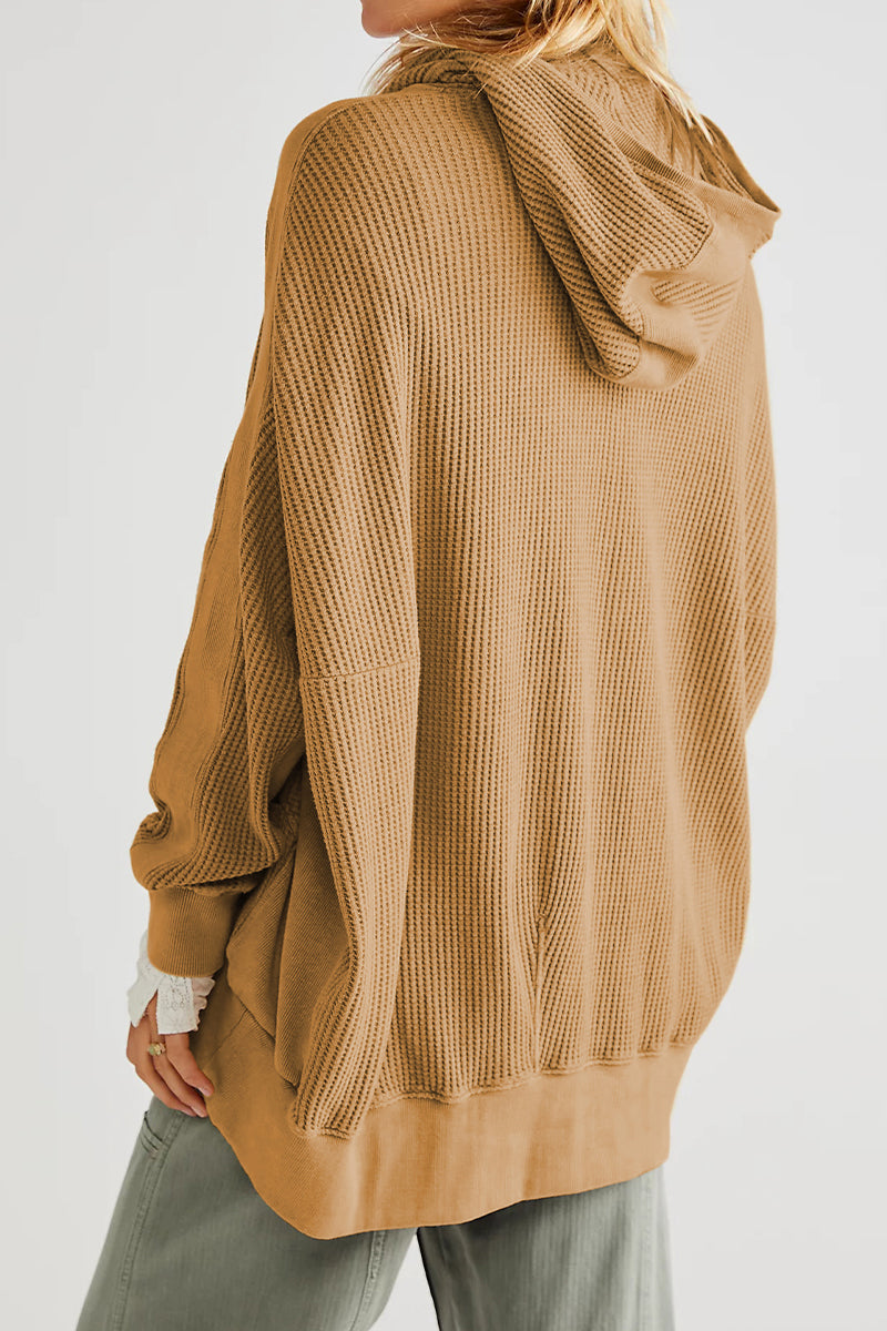 Zip-Up Long Sleeve Jacket - -