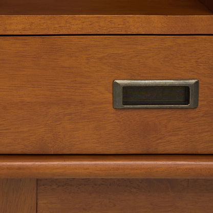 Draper - Mid Century Wide Bookcase And Storage Unit- Unique Piece Furniture- {{Product type}}