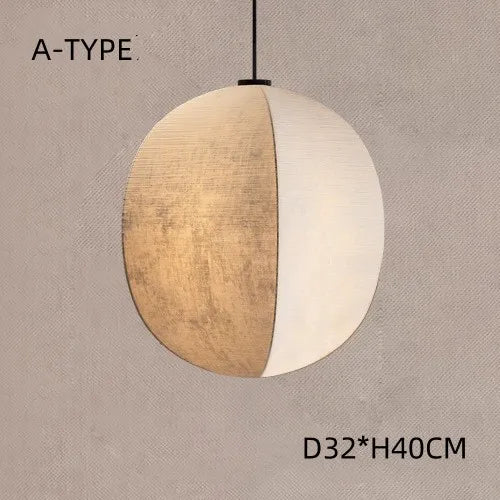 JYLIGHTING Modern Wabi-Sabi Lantern Chandelier Custom Fabric Pendant Light Store Restaurant Corridor Mall Decorative Lights