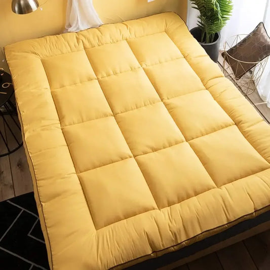 Traditional Tatami Futon Mattress – Thick Foldable Floor Mat (Queen) - - Tatami