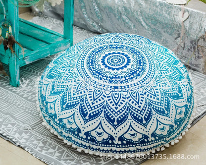 32 Inch Large Meditation Pouf Round Floor Cushion Memory Foam Circle