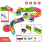 Baby Bath Duck Toys DIY Marble Race Run Assembling Track Kia Day Design