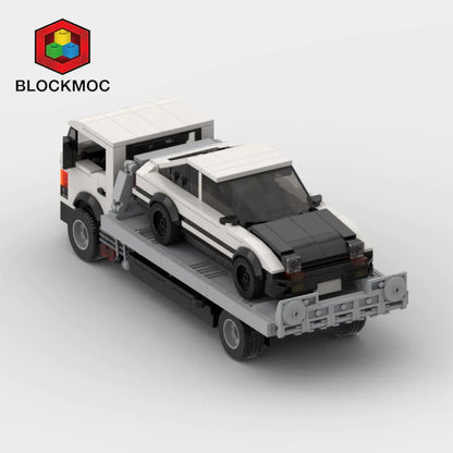 Rescue Flatbed Trailer Brick Toy Kia Day Design