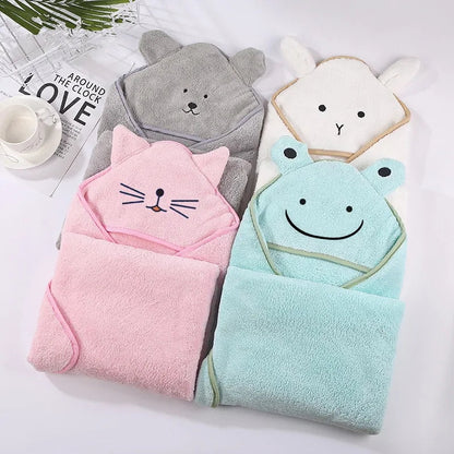 Baby Hooded Poncho Bath Towel Kia Day Design