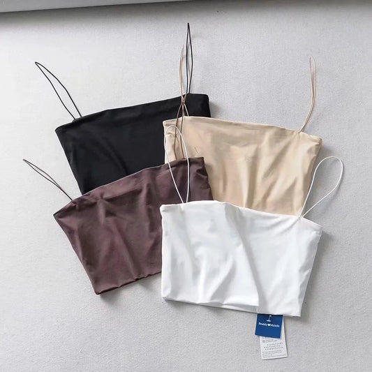 Women's Summer Crop Top - - Women's Fashion - Women's Clothing - Tops & Tees - Tank Tops