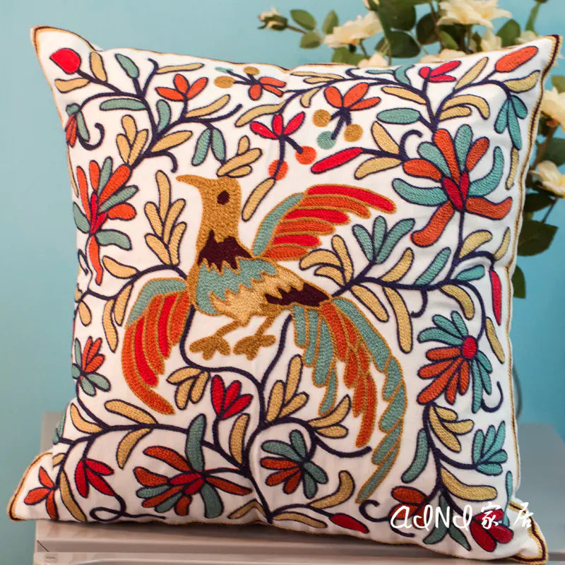 American Cotton Decorative Pillow Cover for Sofa Kia Day Design