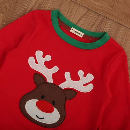 Reindeer T-Shirt and Pants Set