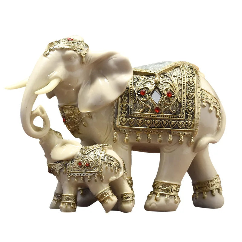 Home Decor Design Elephant Ceramic Animal Figure Statue