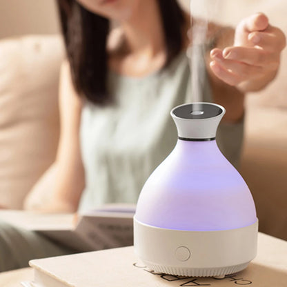 Diffuser Aroma Electric Essential Oil Wood Grain Humidifier