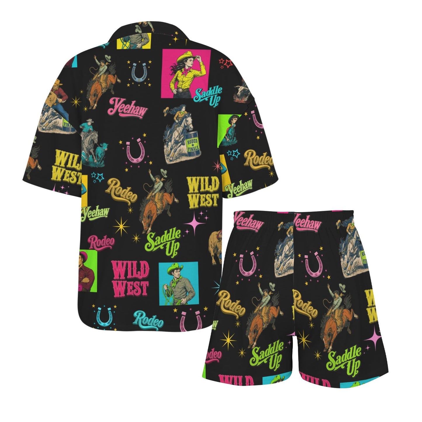 Baha Ranch The Last Roundup Short Pajama Set - - Sleepwear