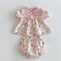 Baby Sleeveless Princess Dress pink white