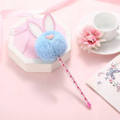 1X Candy Plush Rabbit Gel Pen - -