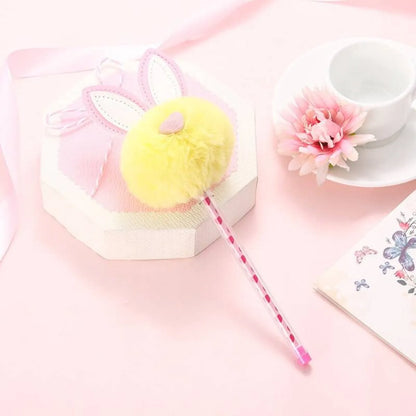 1X Candy Plush Rabbit Gel Pen - -