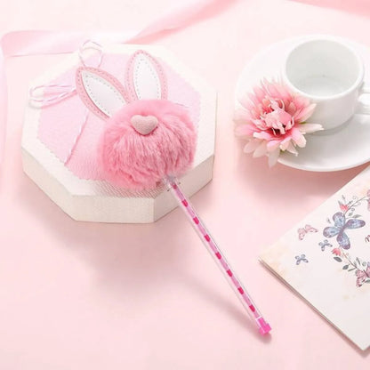 1X Candy Plush Rabbit Gel Pen - -