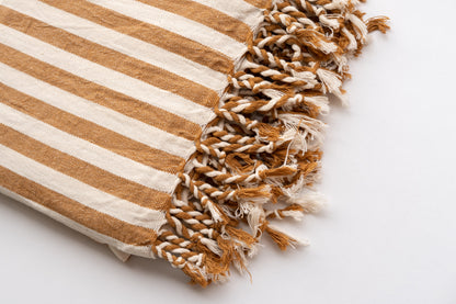 Girit Biscotto Cotton Linen Towel - - Towels