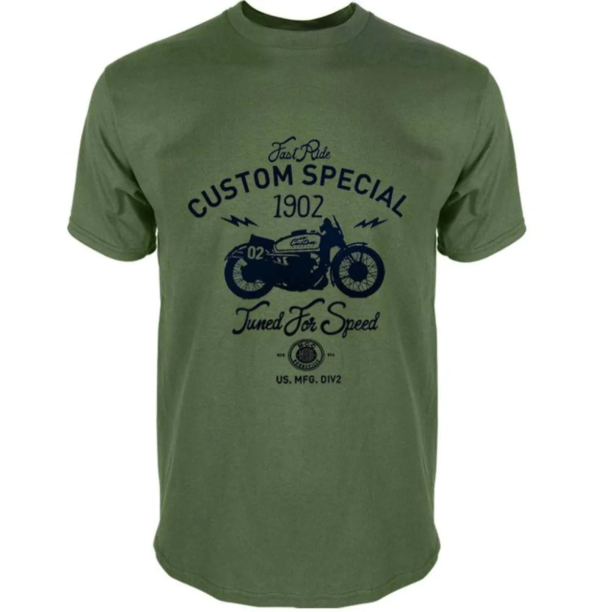 Men's Casual Cotton T-Shirt - -