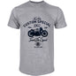 Men's Casual Cotton T-Shirt - Gray -