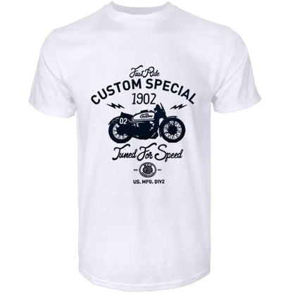 Men's Casual Cotton T-Shirt - -