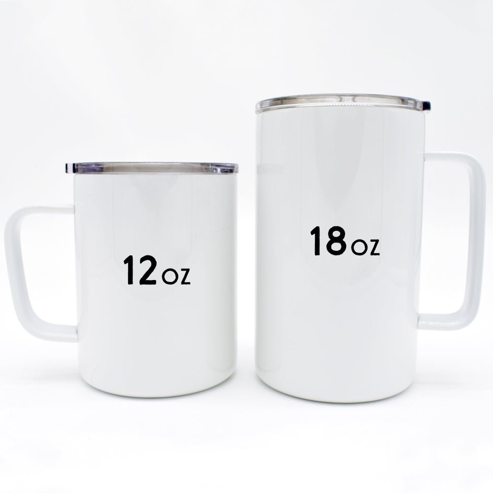 Cat UFO Abduction Insulated Travel Mug - -