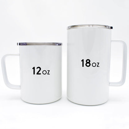 Cat UFO Abduction Insulated Travel Mug - -