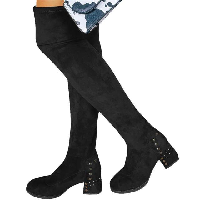 High Boots Winter Shoes - - heeled boots