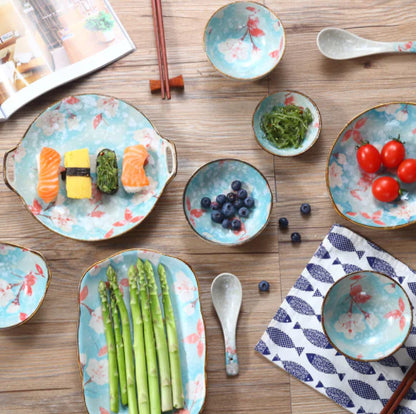 Ceramic Bowls - Japanese Tableware Set - Kia Day Design