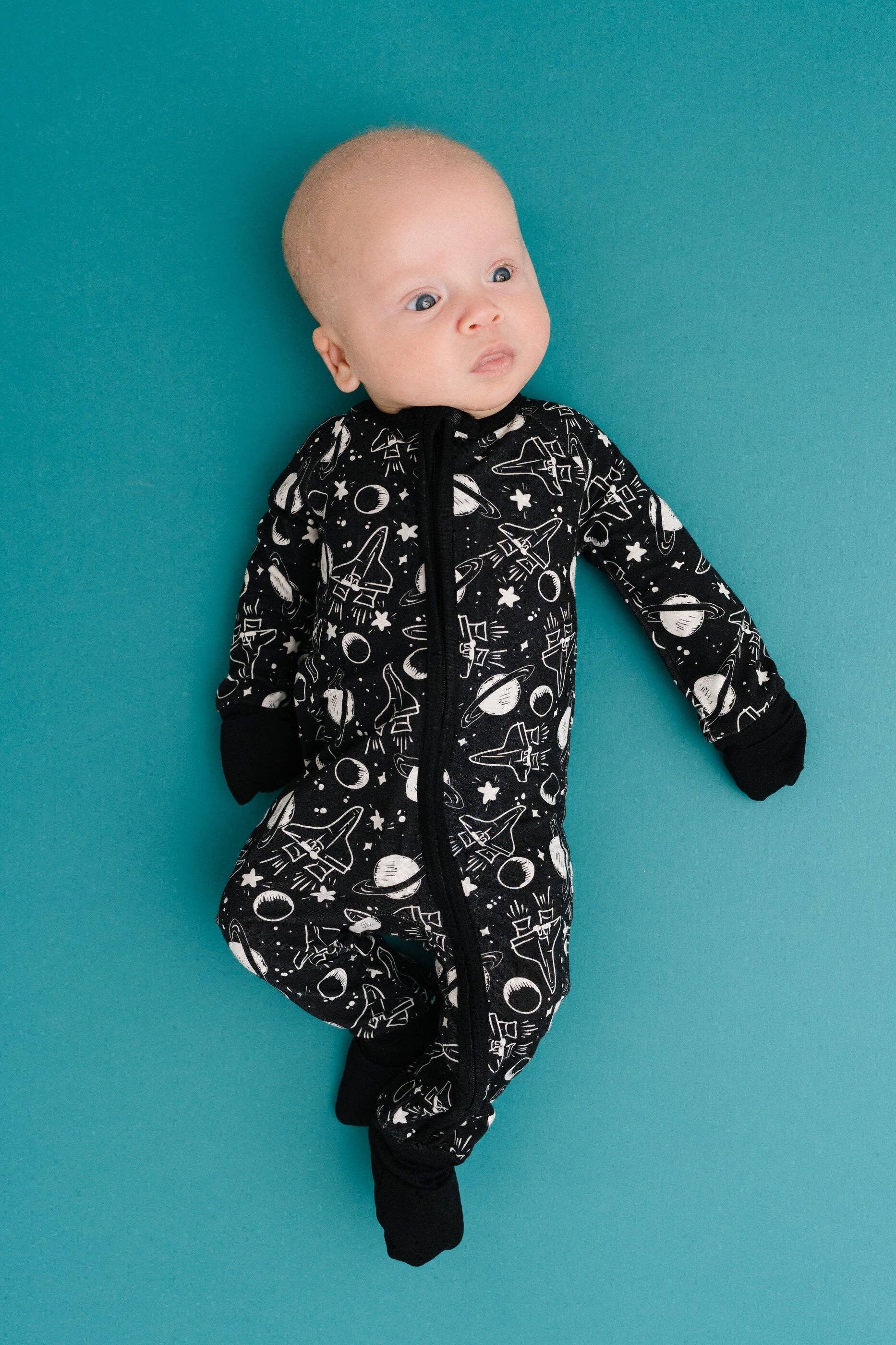Outer Space Bamboo Sleeper- Emerson+Ivory- {{Product type}}