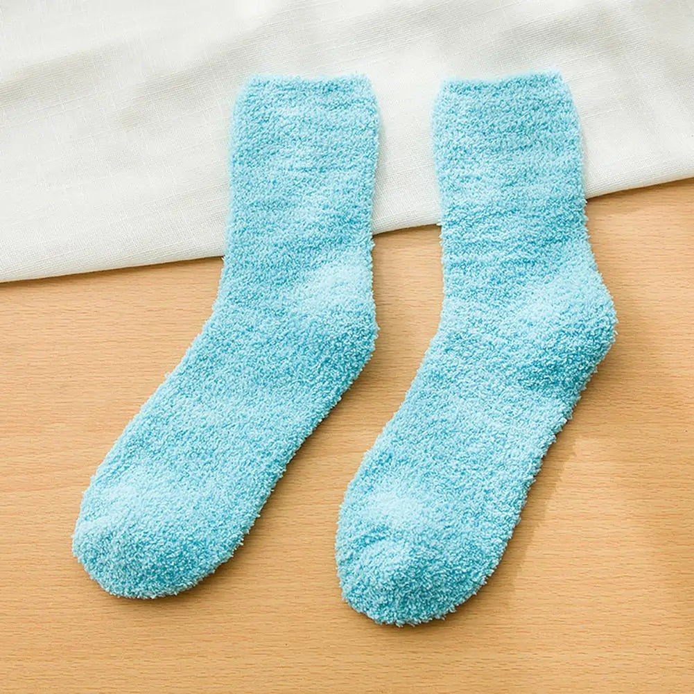 Women's Cute Soft Fluffy Vibrant Socks