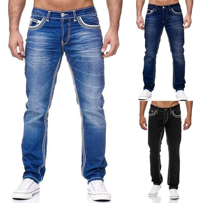 Straight Leg Loose Denim Jeans Streetwear