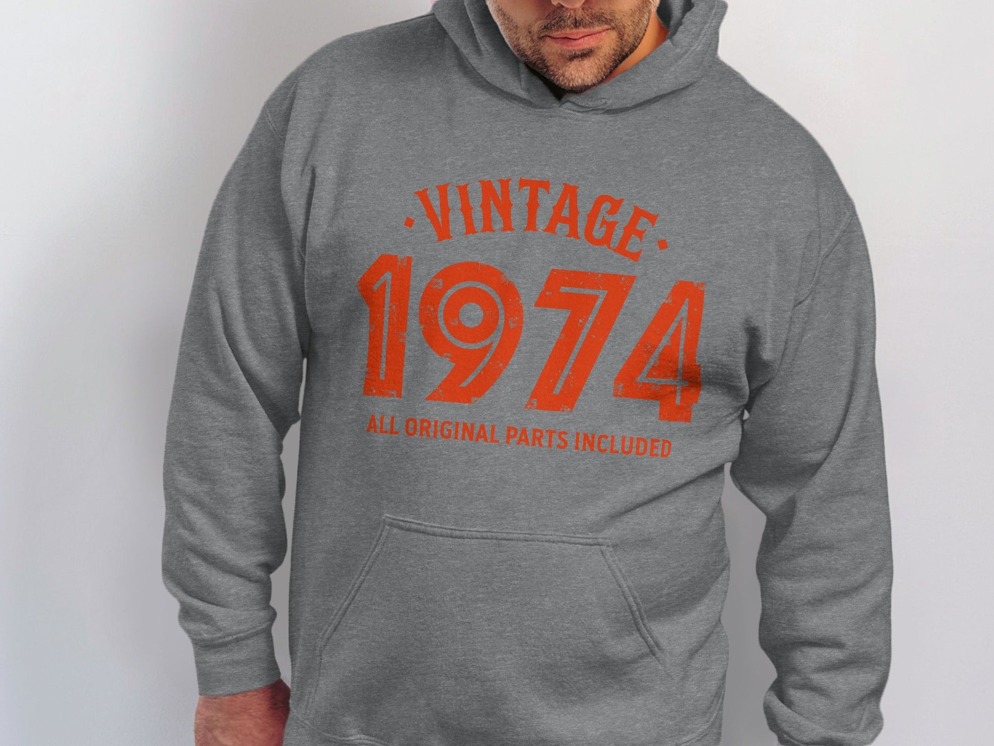 Vintage 1974 All Original Parts Included Design Hoodie- Cloud 16 Clothing Co.- {{Product type}}