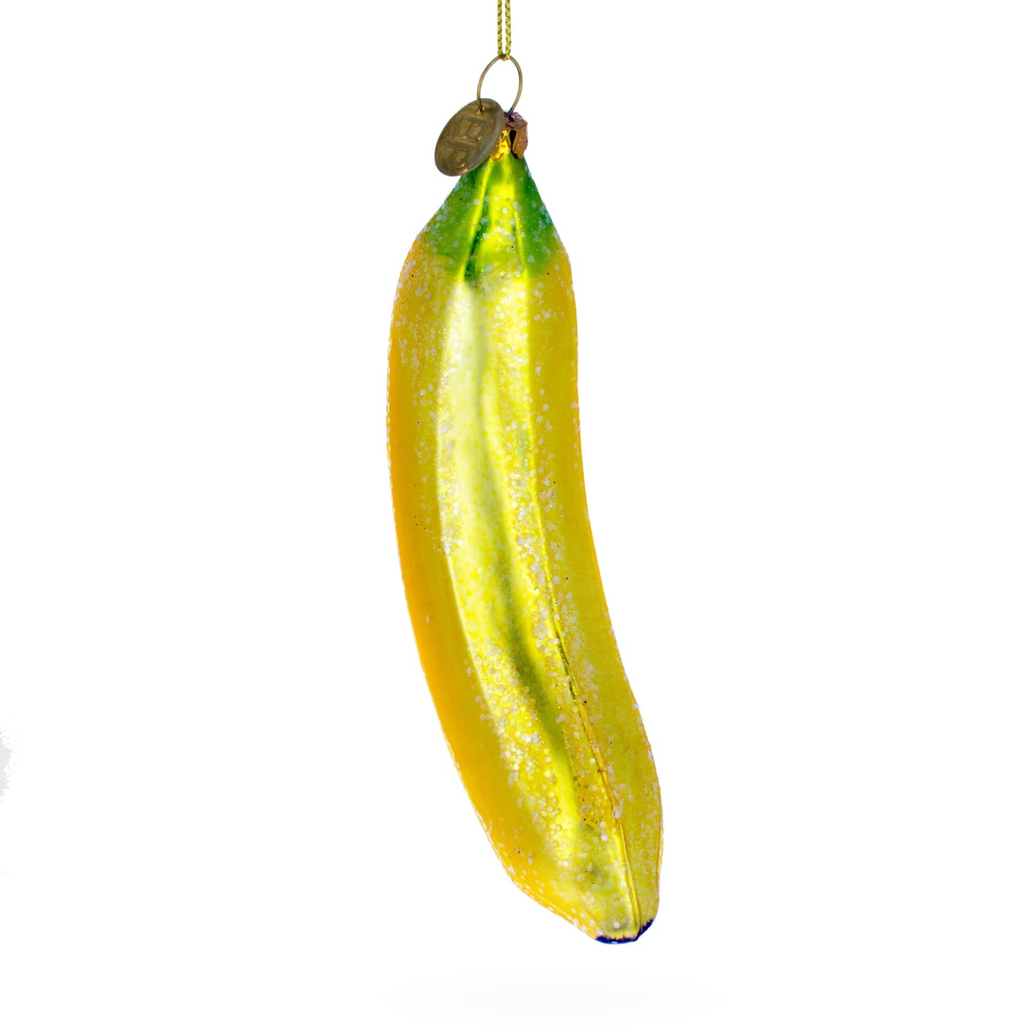 Banana Glass Christmas Ornament 5.7 Inches - - Christmas Ornaments > Food > Fruits and Vegetables