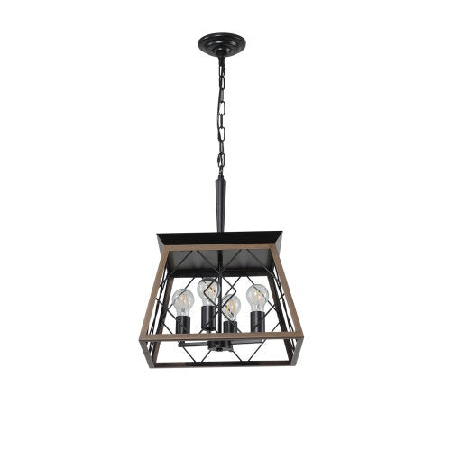 Farmhouse Chandelier 4 Lights Vintage Antique Ceiling Light - - light