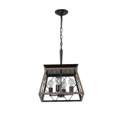 Farmhouse Chandelier 4 Lights Vintage Antique Ceiling Light - - light
