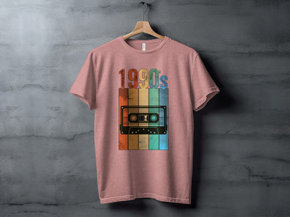 Vintage Cassette Tape with 1990s Design Retro T-Shirt- Cloud 16 Clothing Co.- {{Product type}}
