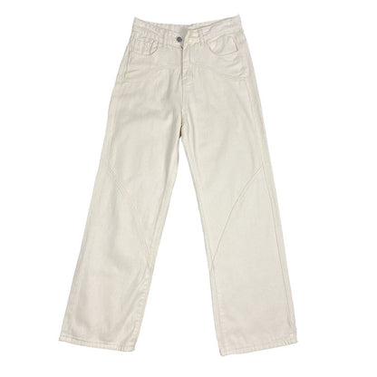 Off-White Straight Jeans for Women - - Women's Fashion - Women's Clothing - Bottoms - Jeans