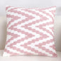 Solid Color Geometric Cushion Cover, Pink Decorative Sofa Cushion Cover pink