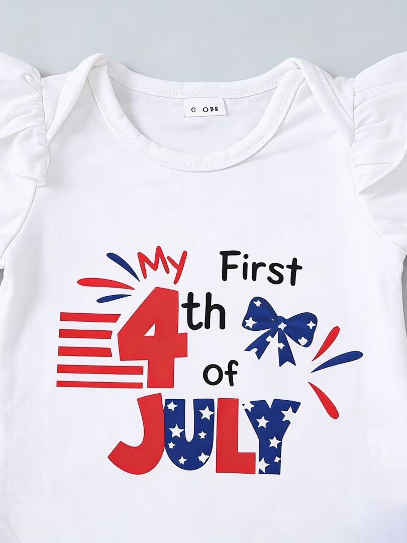 Children's My First 4th of July Bodysuit & Skort & Headband Set - -