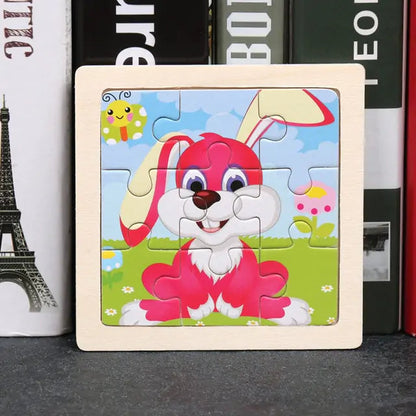 Kids Wooden 3D Puzzle - Kia Day Design