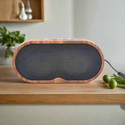 Small Speaker Retro Wireless Wooden Bluetooth