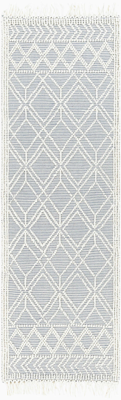 Ramsbury Ivory & Blue Area Rug - - Rugs