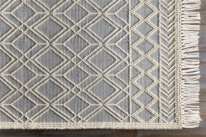 Ramsbury Ivory & Blue Area Rug - - Rugs