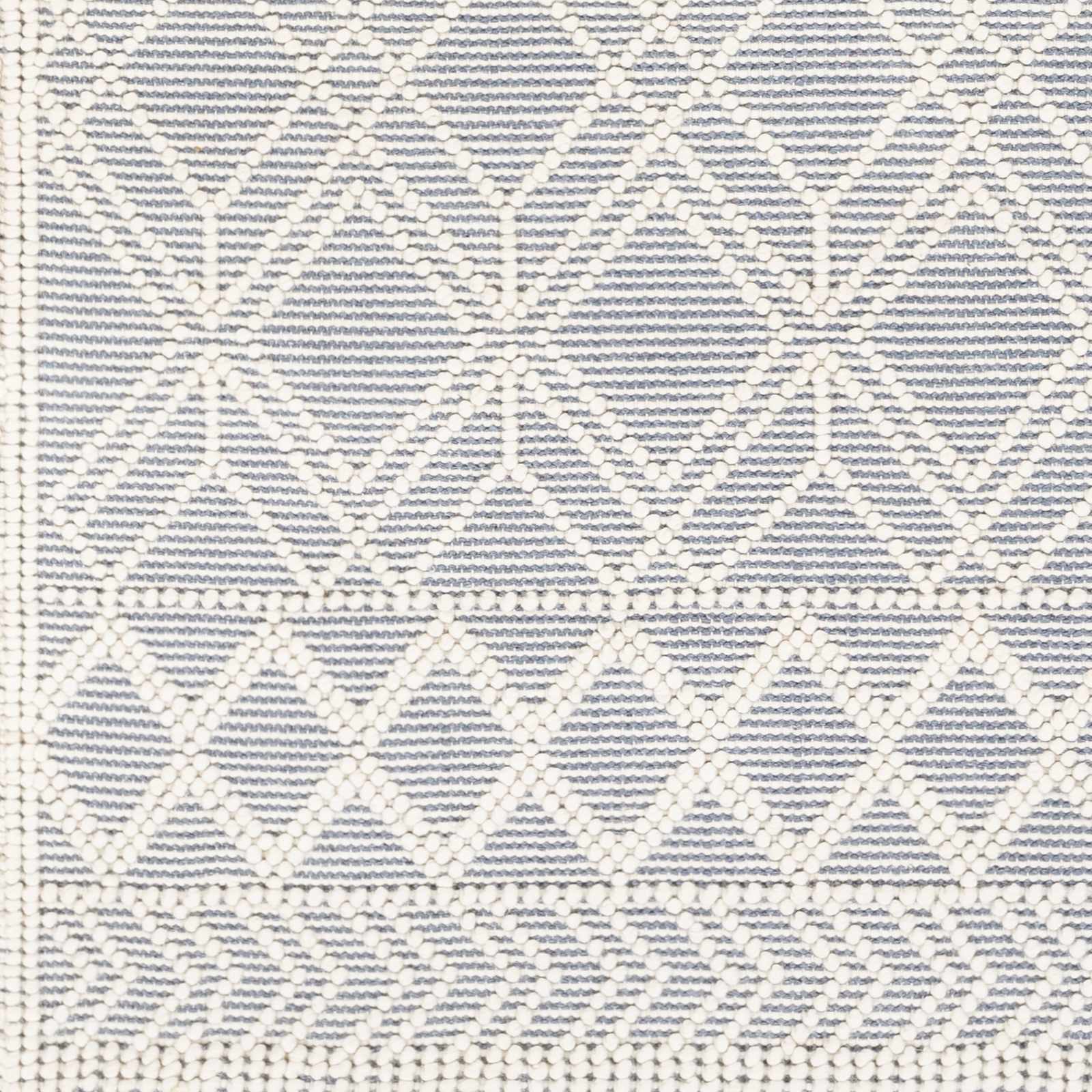 Ramsbury Ivory & Blue Area Rug - - Rugs